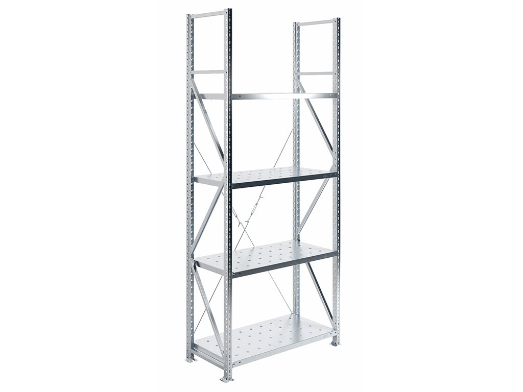 Стеллаж MS U 250/100x50/4